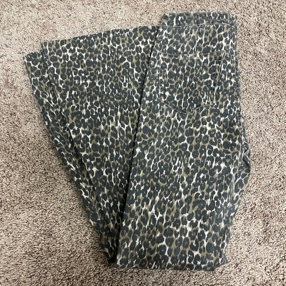 Leopard Print bell bottoms